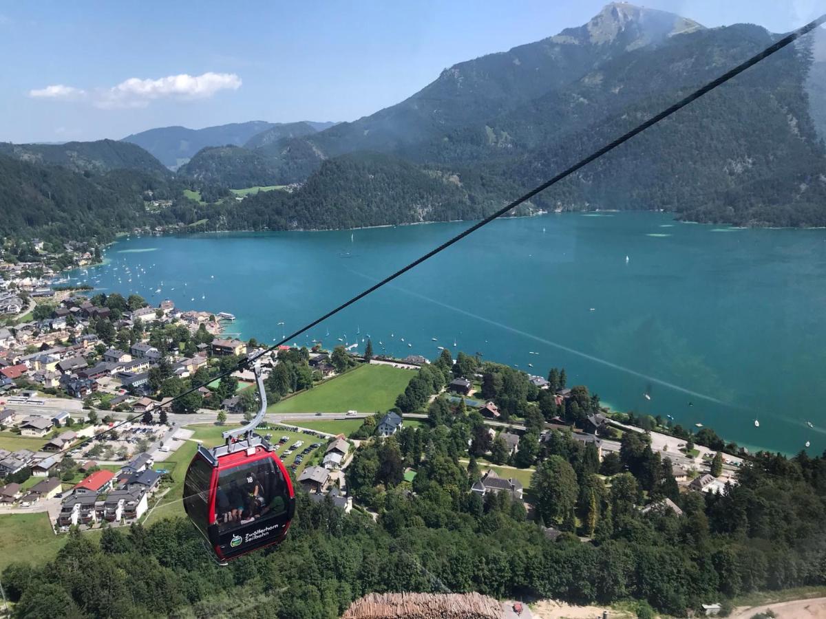 Wolfgangsee Ferienappartement „Bergliebe“ Strobl Εξωτερικό φωτογραφία