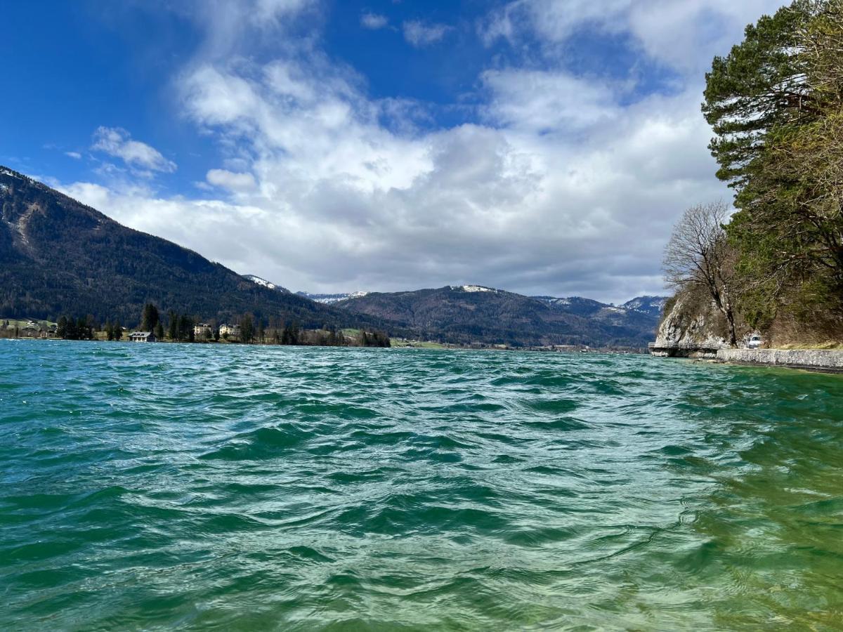 Wolfgangsee Ferienappartement „Bergliebe“ Strobl Εξωτερικό φωτογραφία