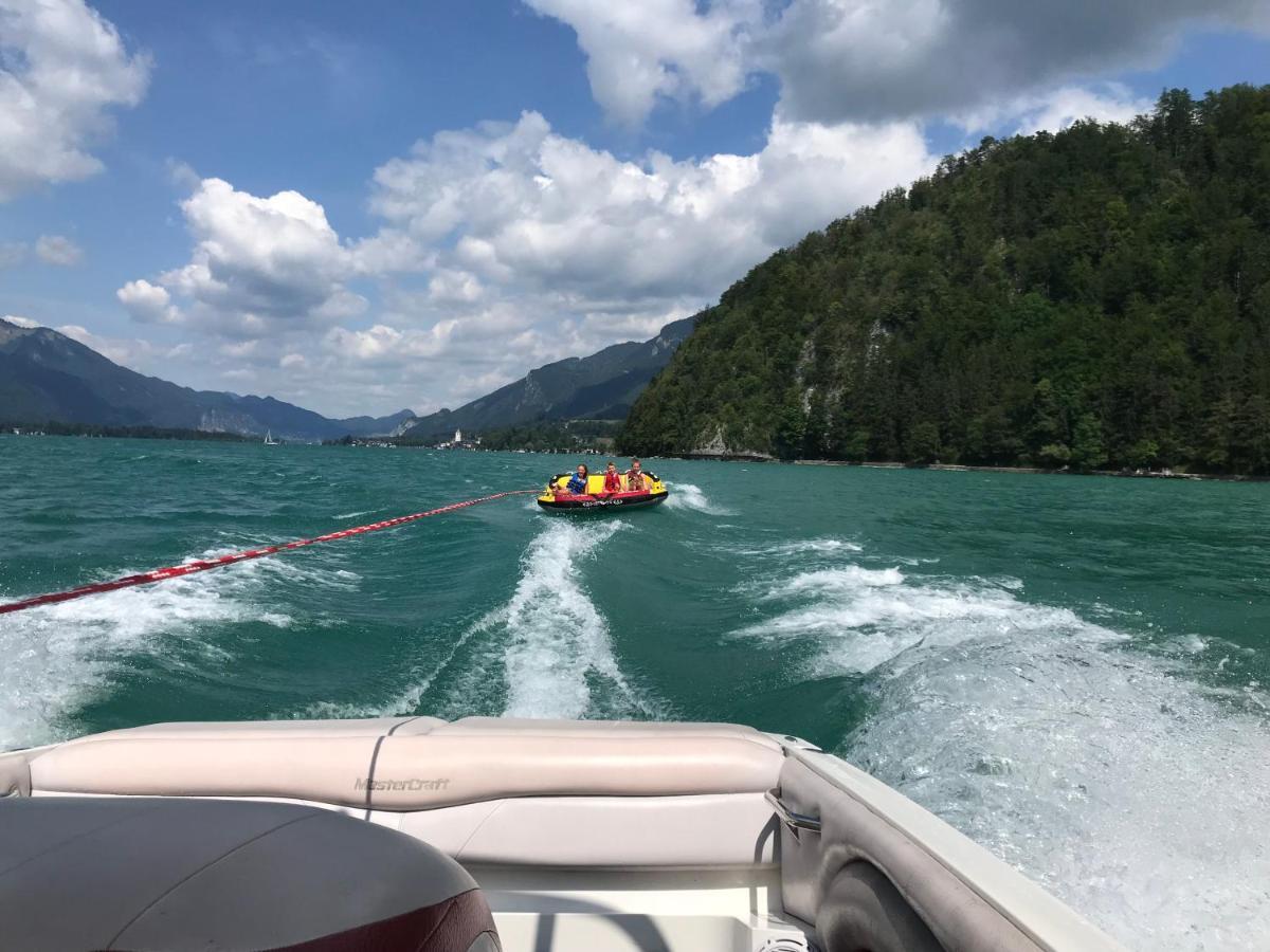 Wolfgangsee Ferienappartement „Bergliebe“ Strobl Εξωτερικό φωτογραφία