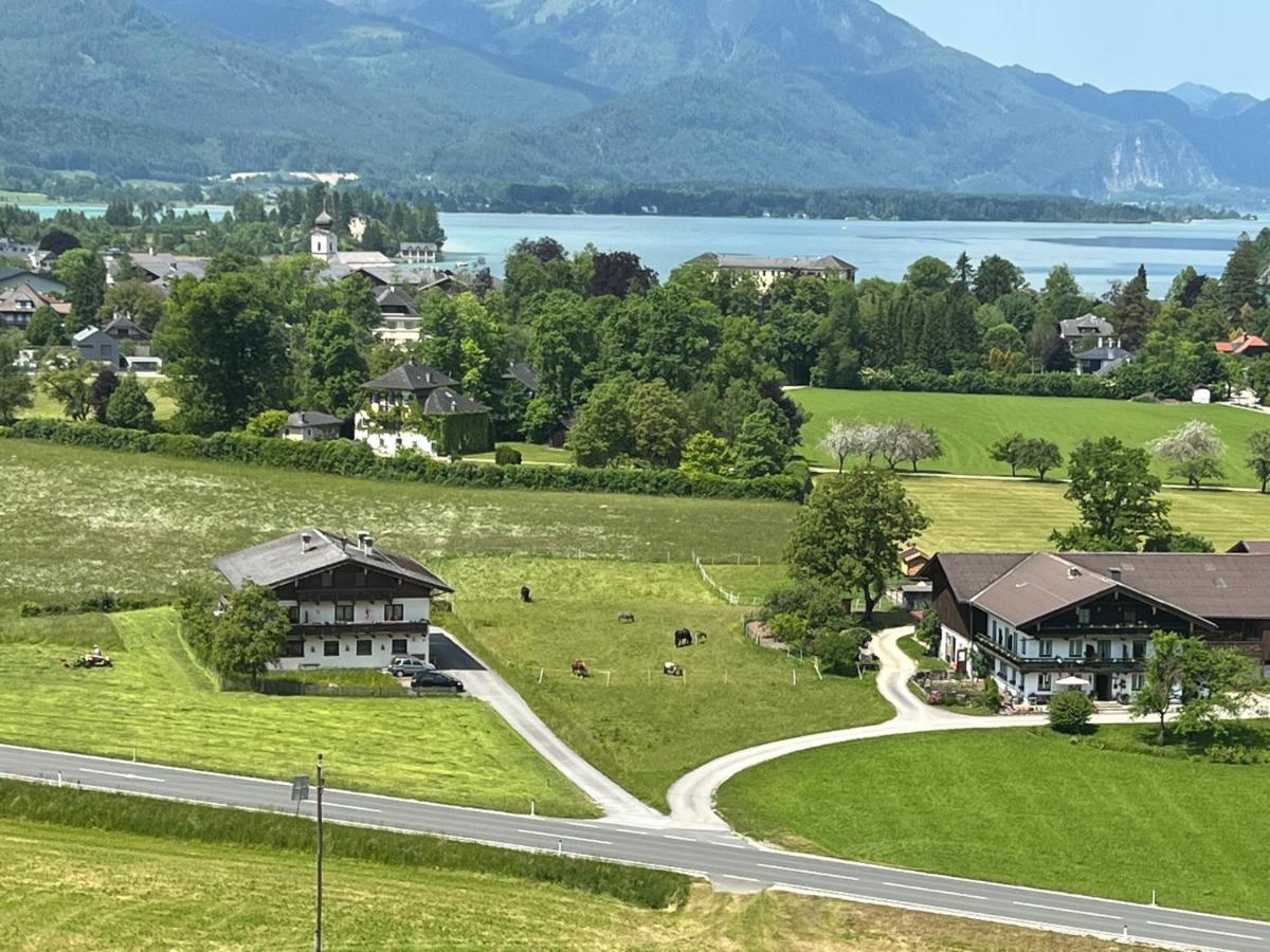 Wolfgangsee Ferienappartement „Bergliebe“ Strobl Εξωτερικό φωτογραφία